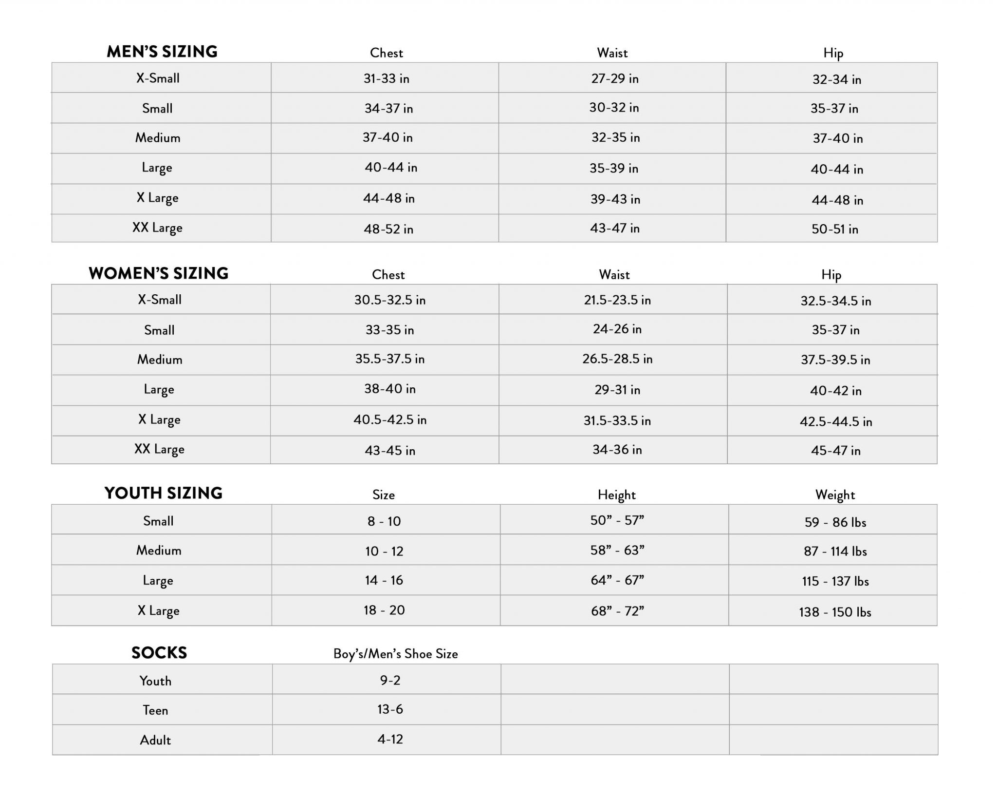 adidas soccer uniform size chart